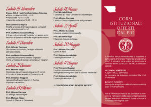 Brochure Anno Accademico 2016-2017 - retro