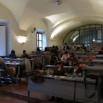 Aula del Pio durante l'incontro del 22 marzo