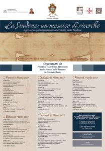 Locandina Incontri, La Sindone: un mosaico di ricerche