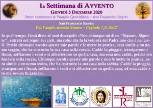 Vangelo Quotidiano 20201203